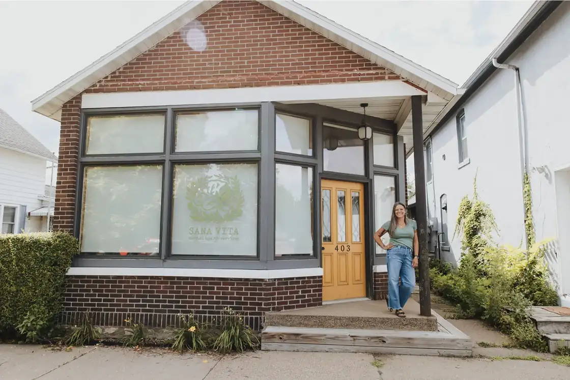 The Sana Vita Mental Health Services office at 403 Mankato Ave in Winona, Minnesota